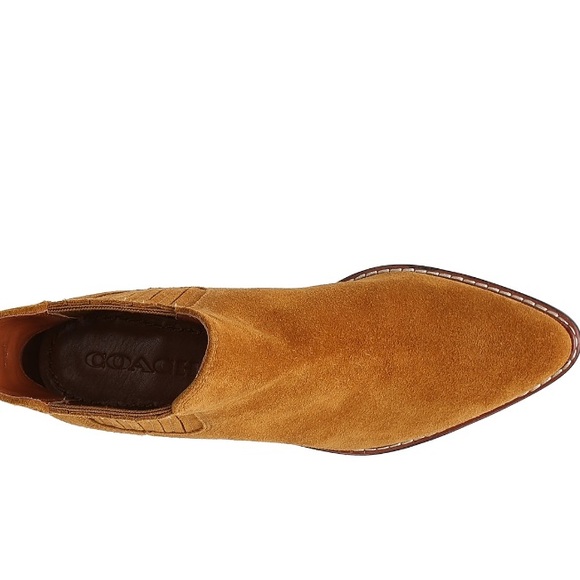 Coach Bowery Chelsea Ankle Boot in Camel - Picture 7 of 7